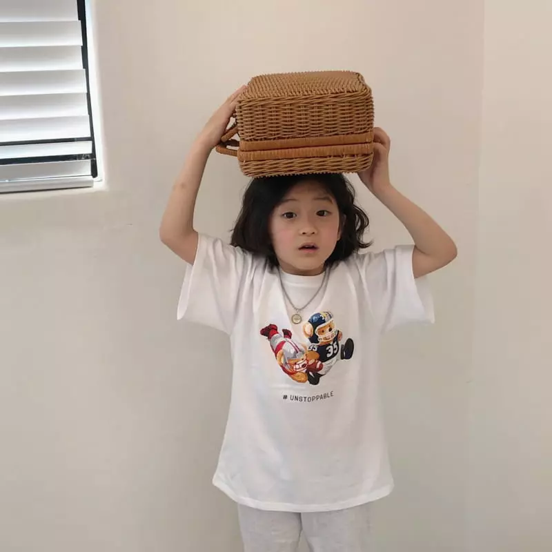 Zukini - Korean Children Fashion - #childrensboutique - Hakii Bear Tee - 8