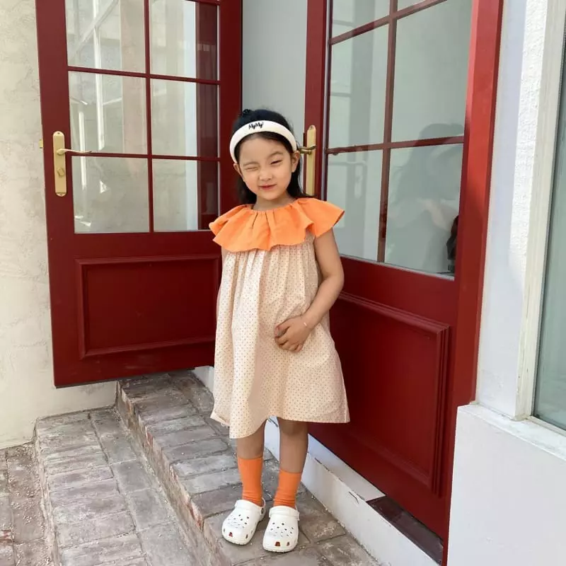 Zukini - Korean Children Fashion - #childrensboutique - Lala Frill One-piece - 2