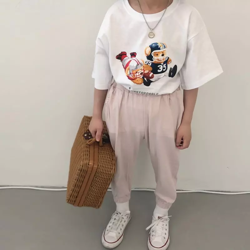 Zukini - Korean Children Fashion - #designkidswear - Hakii Bear Tee - 9