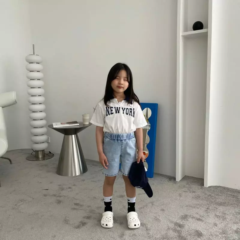 Zukini - Korean Children Fashion - #discoveringself - Yorker Collar Tee - 5