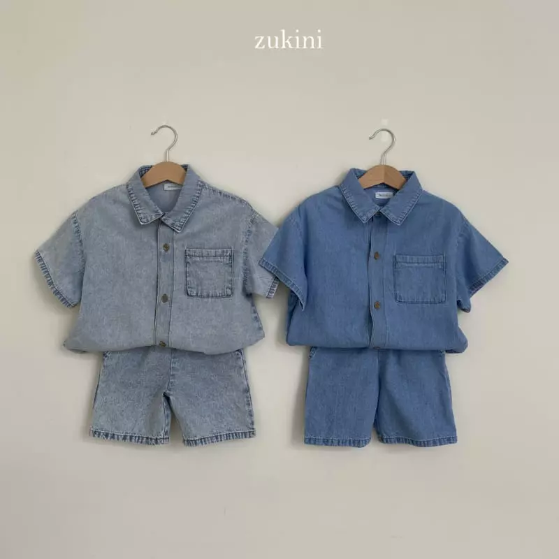 Zukini - Korean Children Fashion - #discoveringself - Worl Denim Shirt - 8