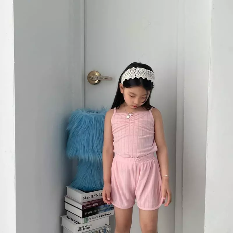 Zukini - Korean Children Fashion - #fashionkids - Charlang Top Bottom Set - 3