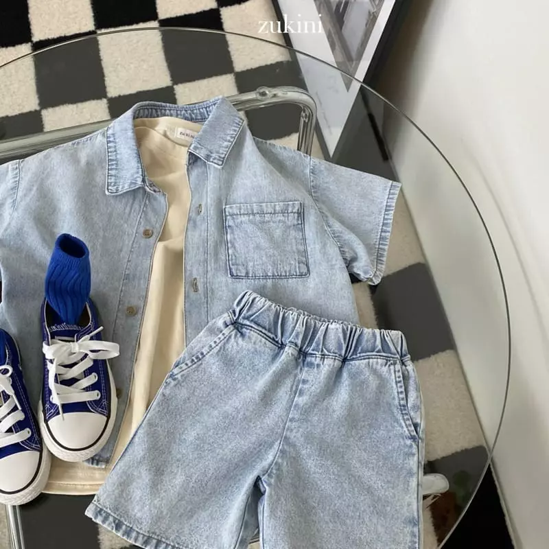 Zukini - Korean Children Fashion - #kidsshorts - Work Jeans - 11