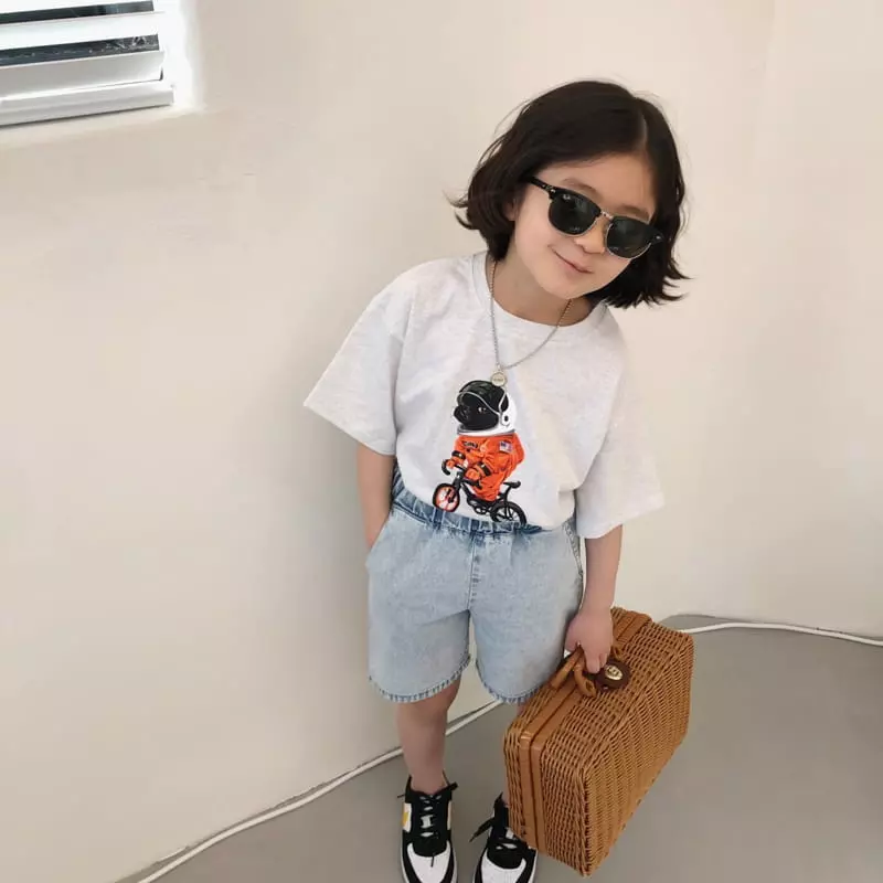 Zukini - Korean Children Fashion - #kidsshorts - Bike Tee - 8