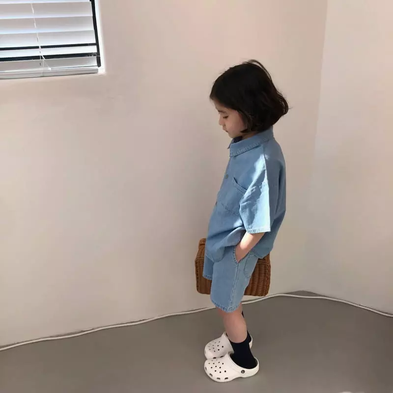 Zukini - Korean Children Fashion - #kidzfashiontrend - Worl Denim Shirt - 12