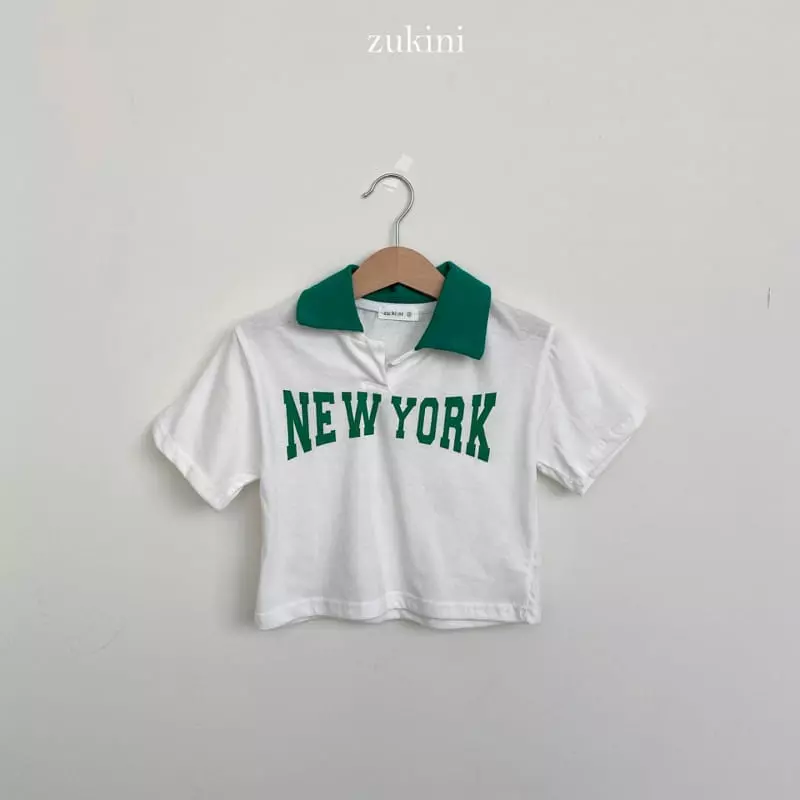 Zukini - Korean Children Fashion - #magicofchildhood - Yorker Collar Tee - 12