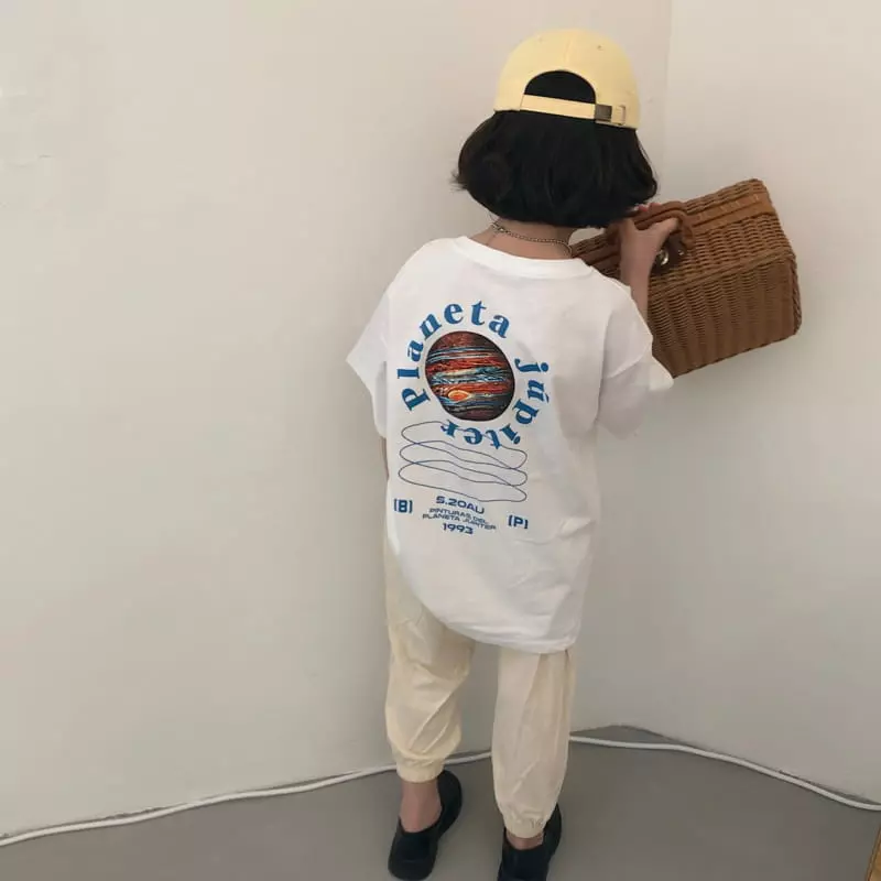 Zukini - Korean Children Fashion - #prettylittlegirls - Planet Tee - 6