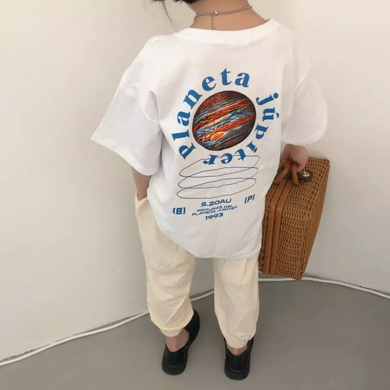 Zukini - Korean Children Fashion - #stylishchildhood - Planet Tee - 9