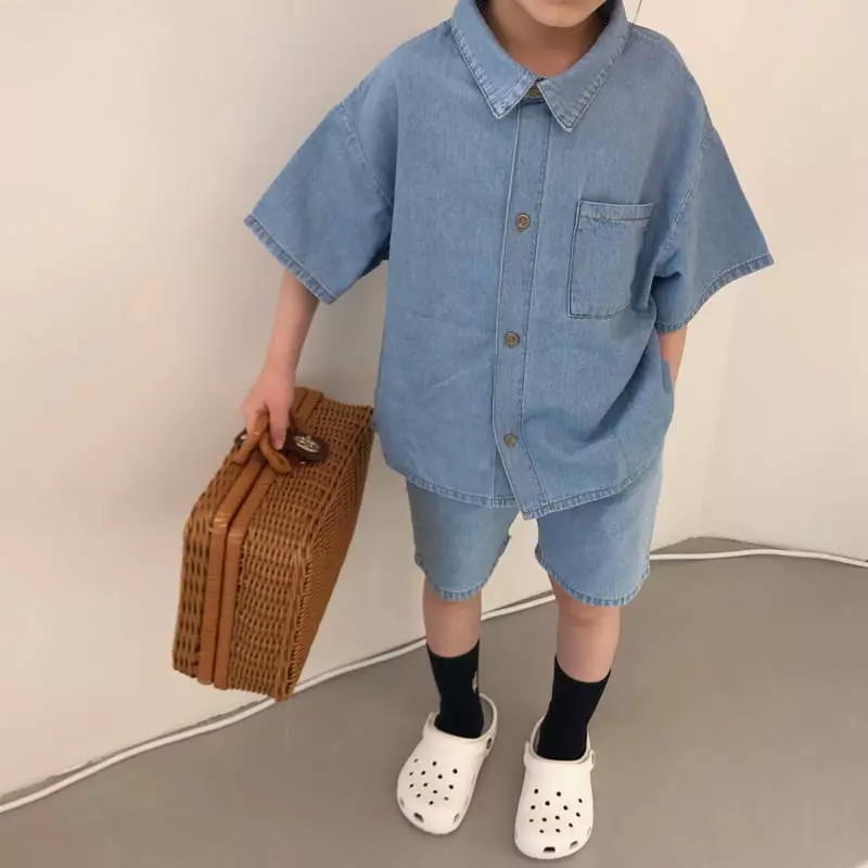 Zukini - Korean Children Fashion - #todddlerfashion - Work Jeans - 4