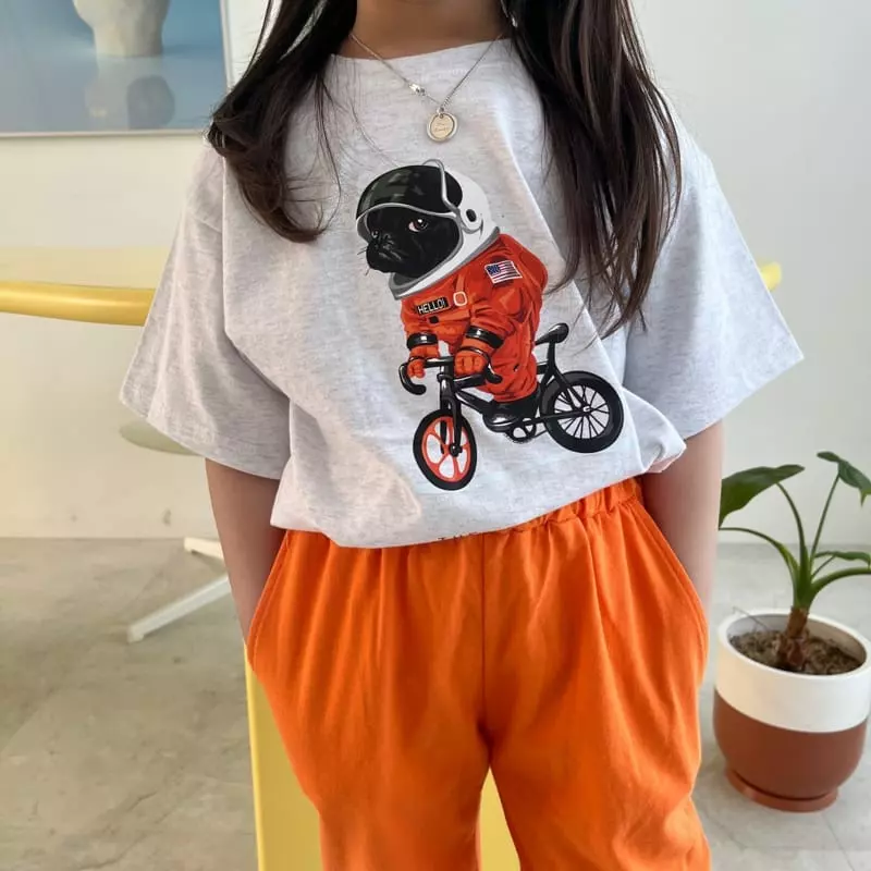 Zukini - Korean Children Fashion - #toddlerclothing - Bike Tee