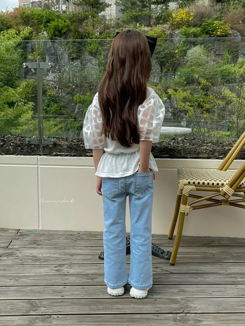 a-Market - Korean Children Fashion - #Kfashion4kids - Pocket Bootscut Jeans - 6