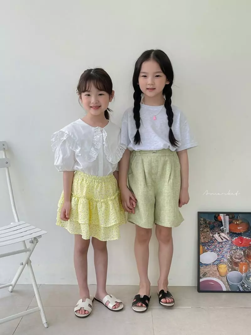 a-Market - Korean Children Fashion - #Kfashion4kids - Short Sleeves Top Bottom Set - 9