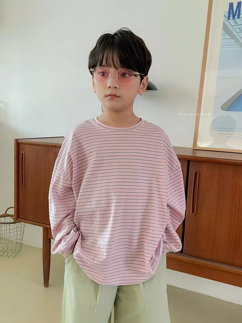 a-Market - Korean Children Fashion - #Kfashion4kids - Play Stripes Tee - 7
