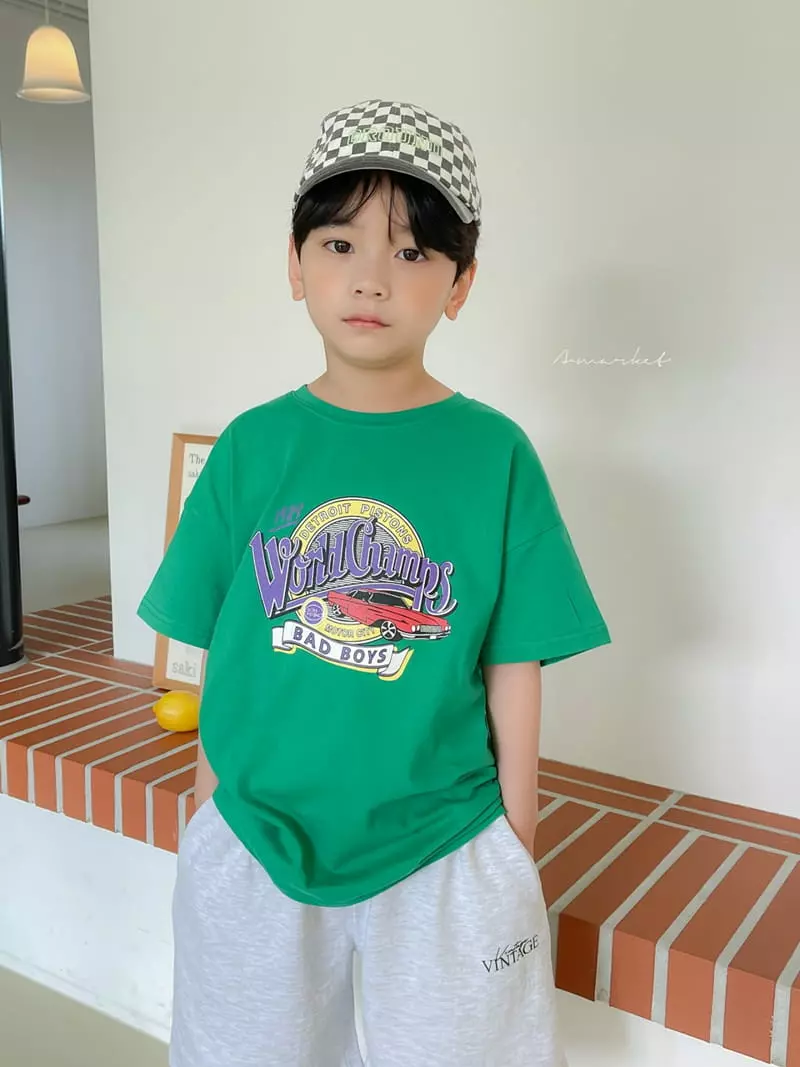a-Market - Korean Children Fashion - #Kfashion4kids - Car Short Sleeves Tee - 5