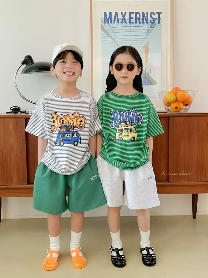 a-Market - Korean Children Fashion - #kidzfashiontrend - Joshua Stripes Tee - 4