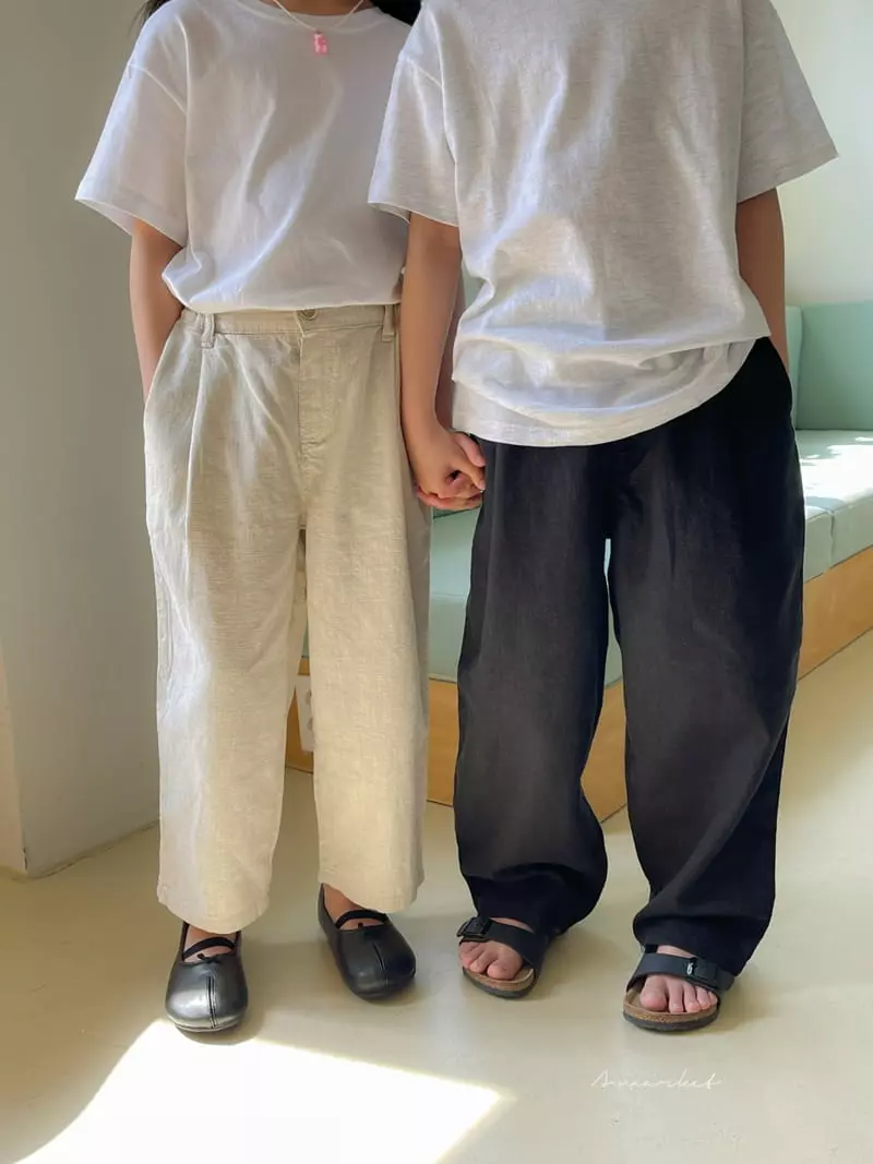 a-Market - Korean Children Fashion - #childofig - Linen Pintuck Pants - 7