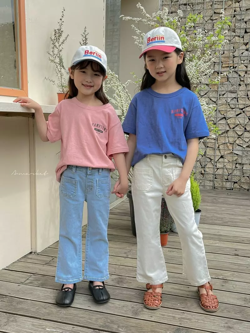 a-Market - Korean Children Fashion - #childofig - Pocket Bootscut Jeans - 11