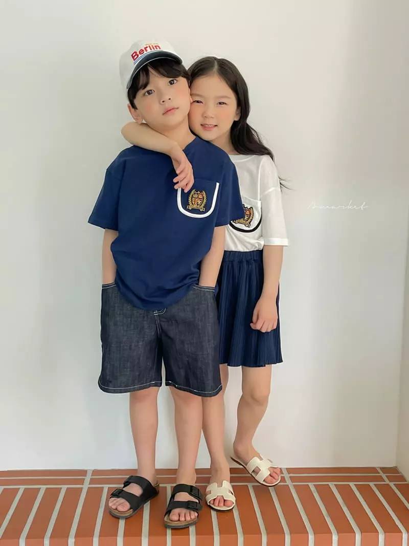 a-Market - Korean Children Fashion - #childrensboutique - School Pocket Tee - 10