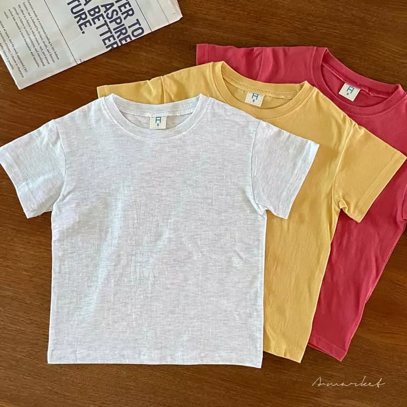 a-Market - Korean Children Fashion - #designkidswear - Short Sleeves Top Bottom Set - 4