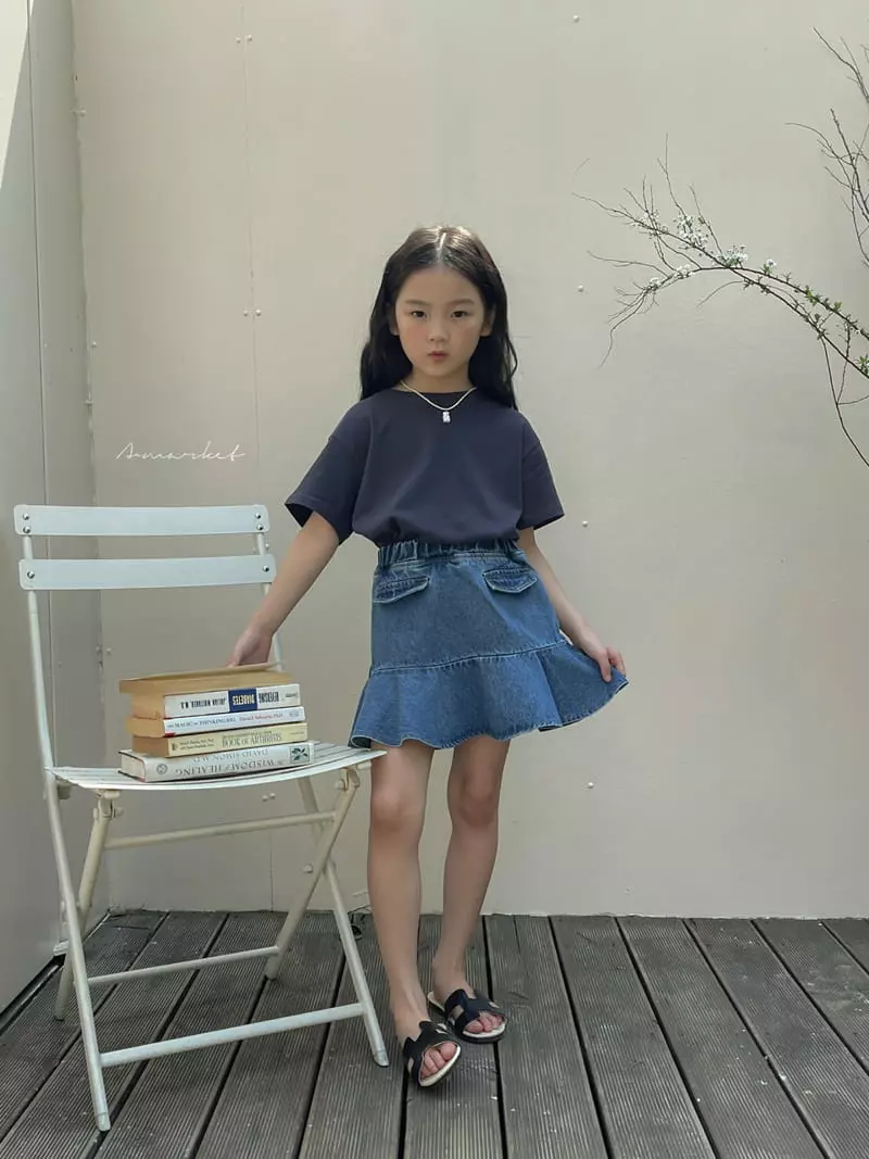 a-Market - Korean Children Fashion - #discoveringself - Pocket Whole Skirt