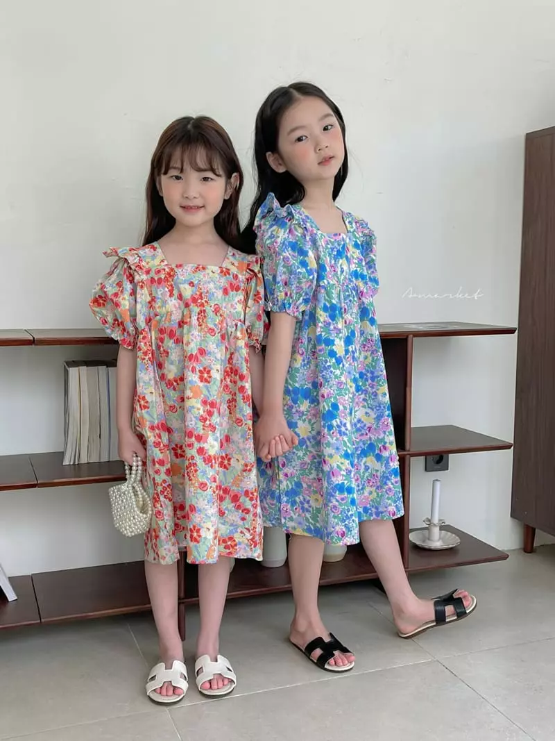 a-Market - Korean Children Fashion - #discoveringself - Flower One-piece - 12