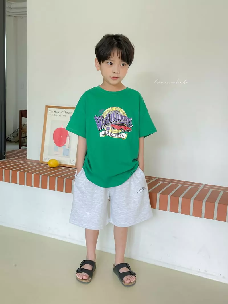 a-Market - Korean Children Fashion - #fashionkids - Car Short Sleeves Tee