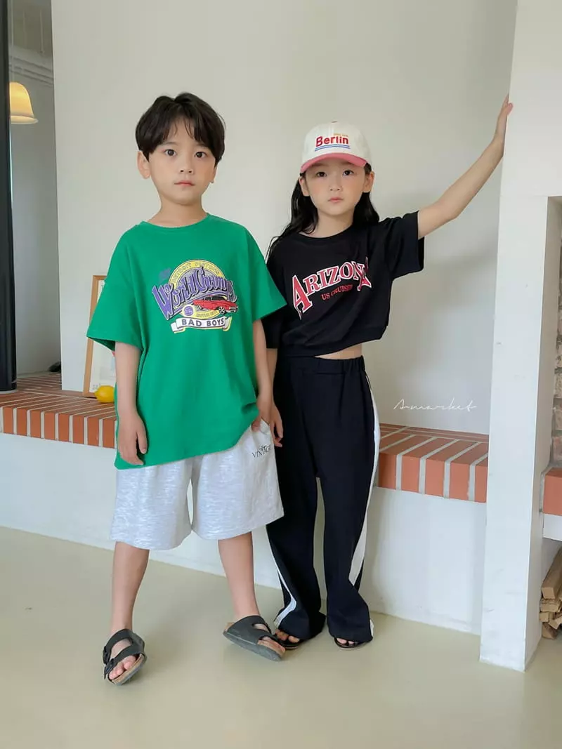 a-Market - Korean Children Fashion - #kidsshorts - Crop Sweatshirt - 10