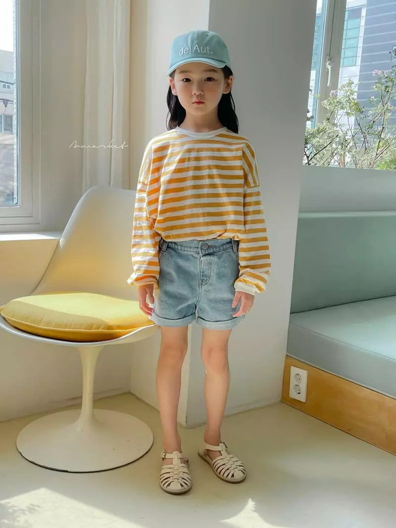 a-Market - Korean Children Fashion - #kidsshorts - Roll-up Jeans
