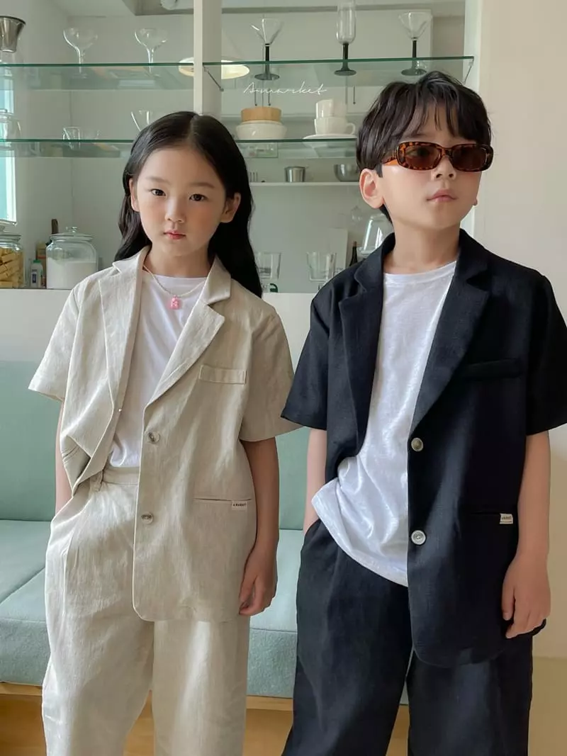 a-Market - Korean Children Fashion - #kidsshorts - Natural Jacket - 9