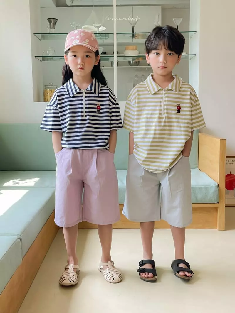 a-Market - Korean Children Fashion - #kidsshorts - Bear Zip-up - 5