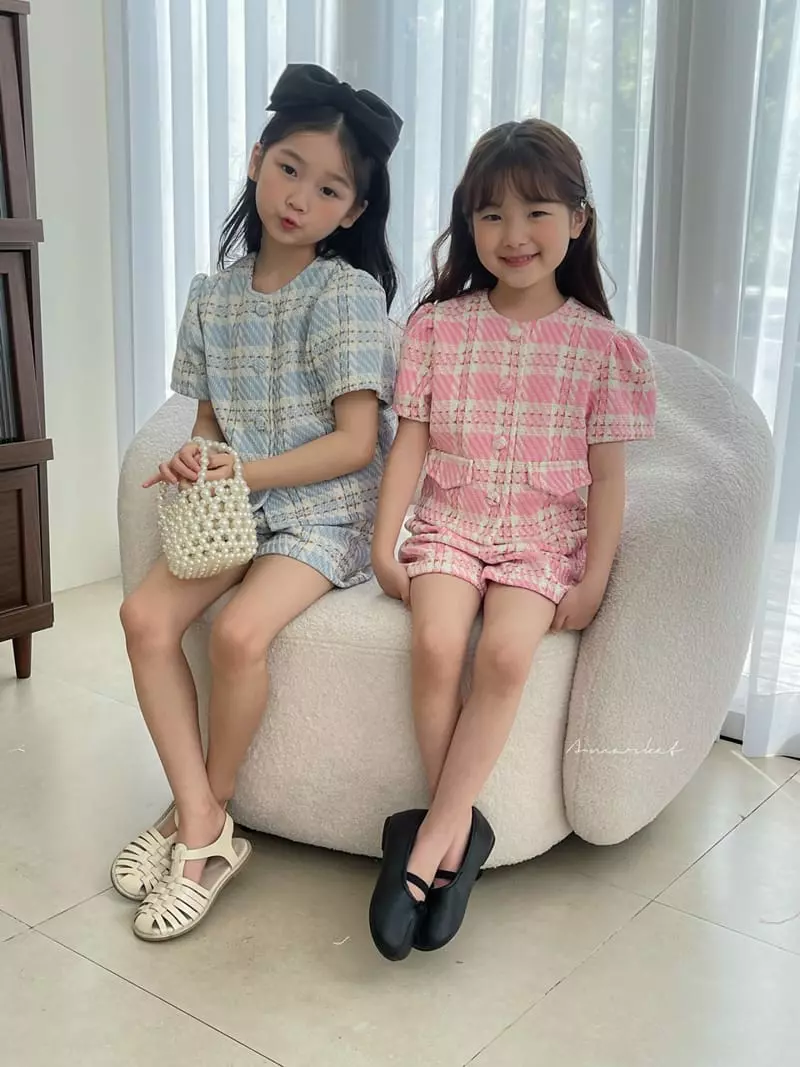 a-Market - Korean Children Fashion - #kidsstore - Check Twid Pants - 11