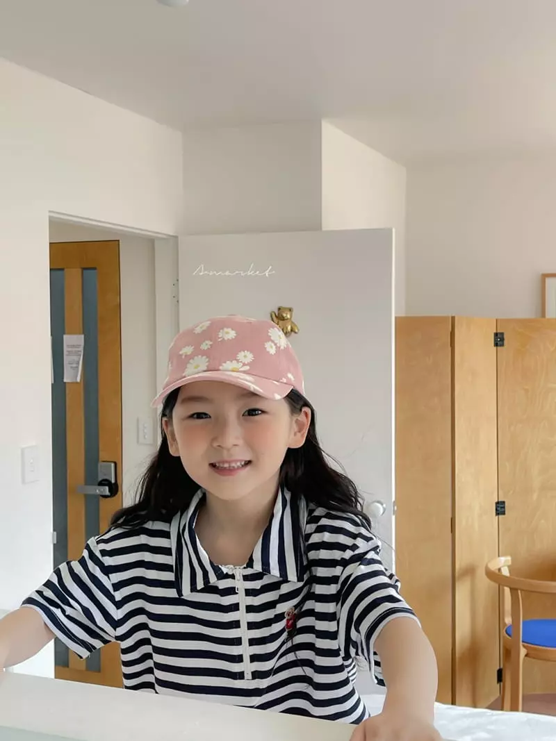 a-Market - Korean Children Fashion - #kidsstore - Flower Ball Cap - 7