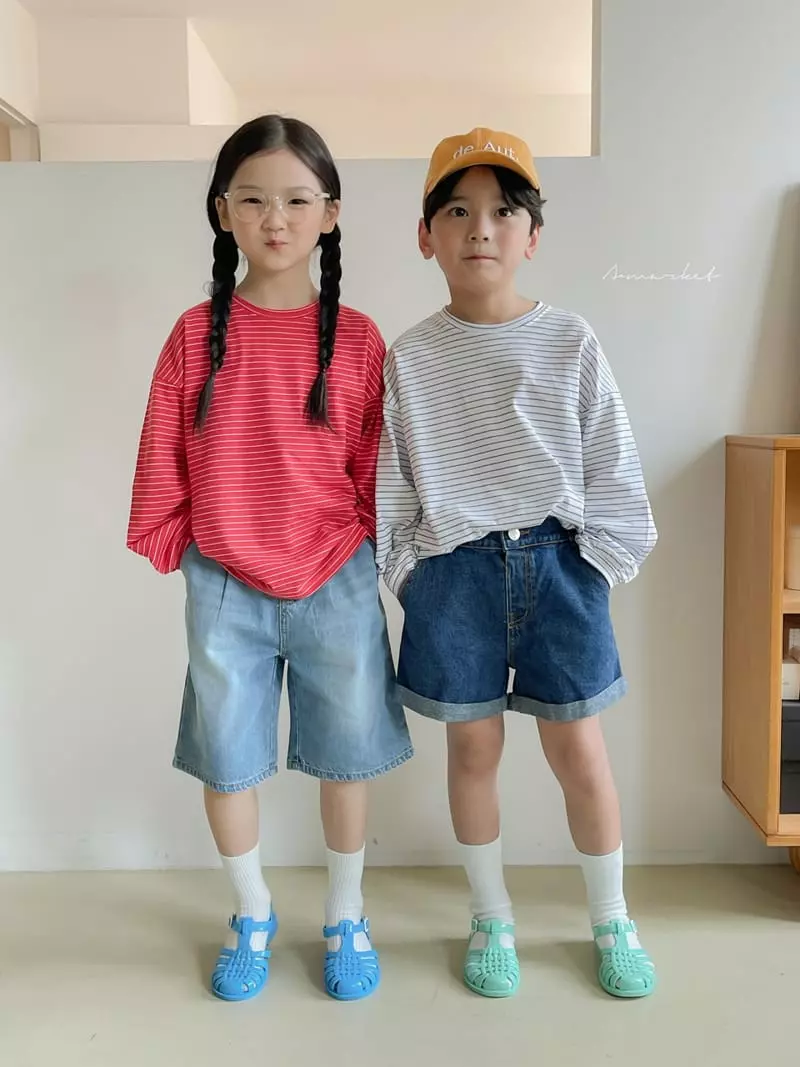 a-Market - Korean Children Fashion - #kidsstore - Play Stripes Tee - 5