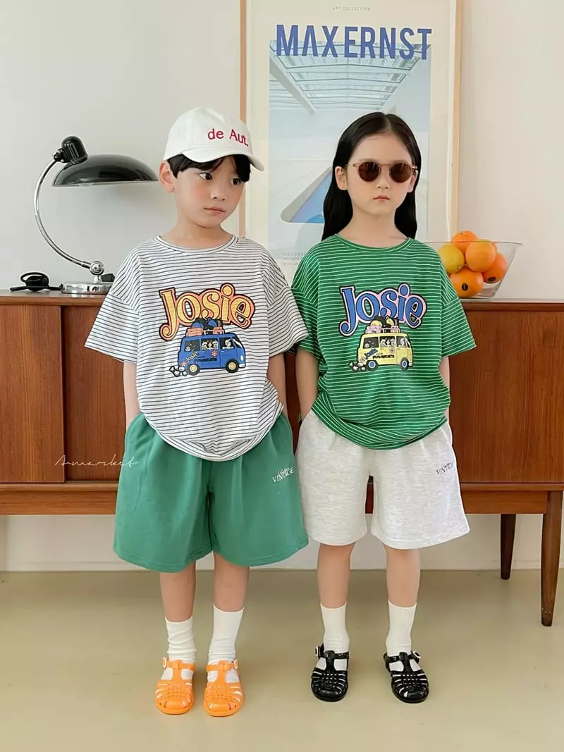 a-Market - Korean Children Fashion - #kidsstore - Joshua Stripes Tee - 2