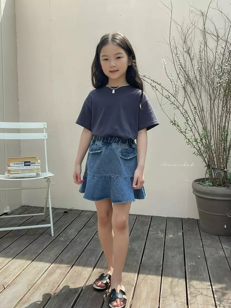 a-Market - Korean Children Fashion - #kidzfashiontrend - Pocket Whole Skirt - 5