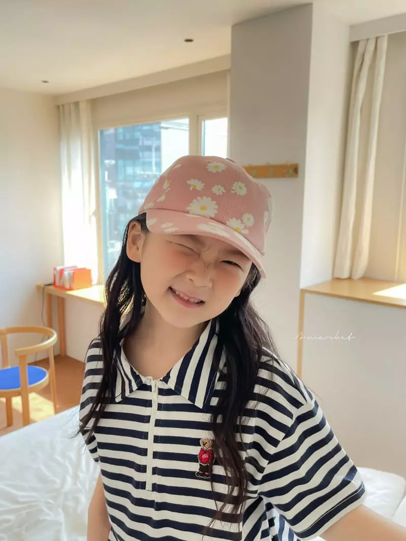 a-Market - Korean Children Fashion - #kidzfashiontrend - Flower Ball Cap - 8