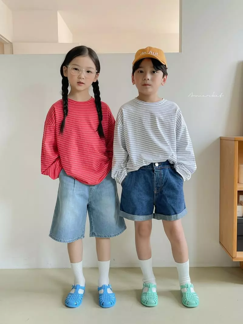 a-Market - Korean Children Fashion - #kidzfashiontrend - Play Stripes Tee - 6