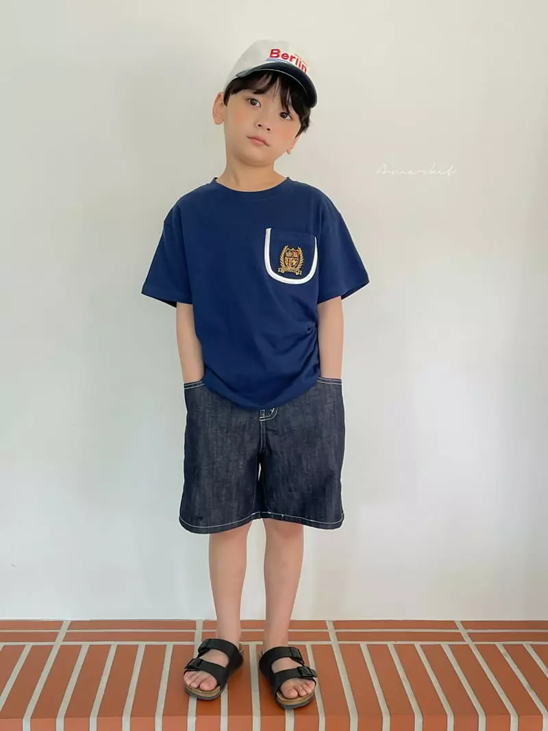 a-Market - Korean Children Fashion - #littlefashionista - School Pocket Tee - 2