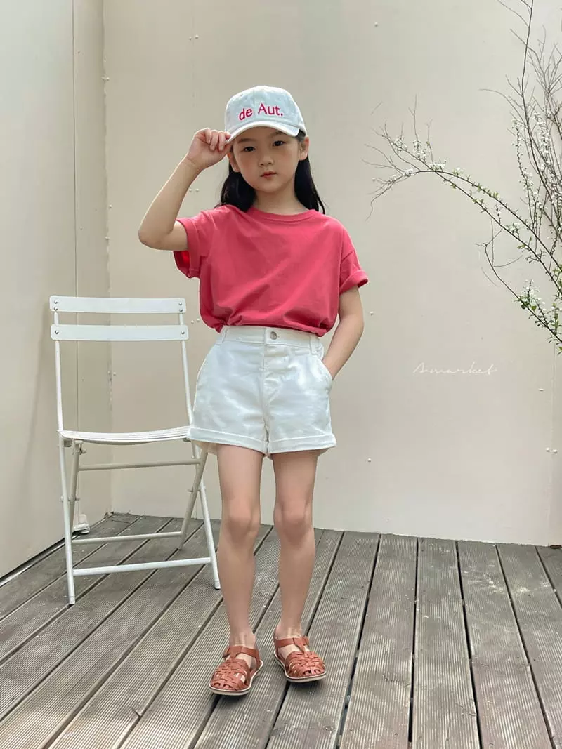 a-Market - Korean Children Fashion - #Kfashion4kids - Roll-up Shorts - 4