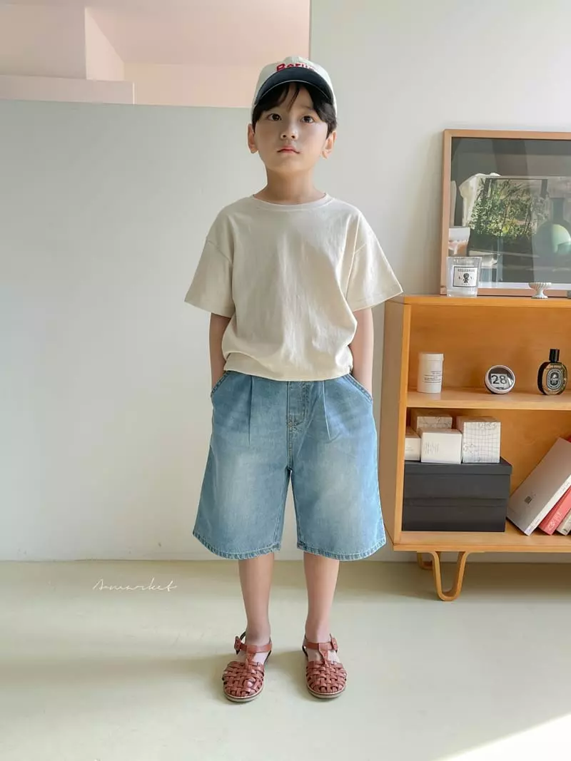 a-Market - Korean Children Fashion - #littlefashionista - Denim Morden Pants - 2