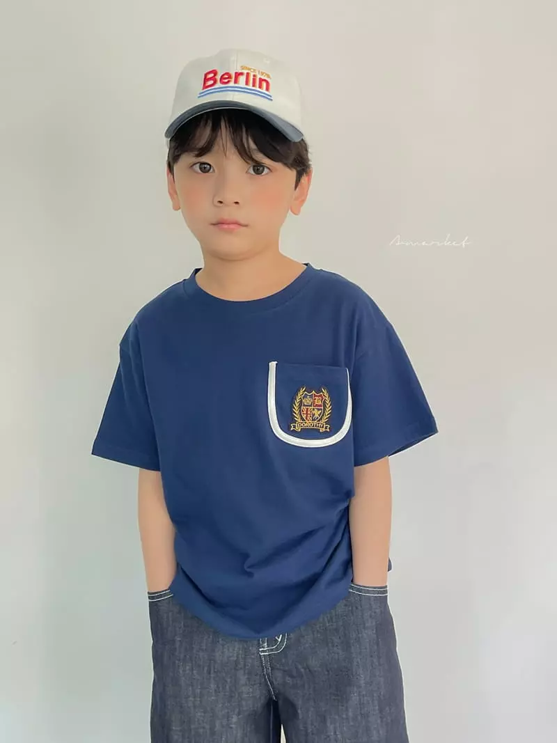 a-Market - Korean Children Fashion - #magicofchildhood - School Pocket Tee - 3