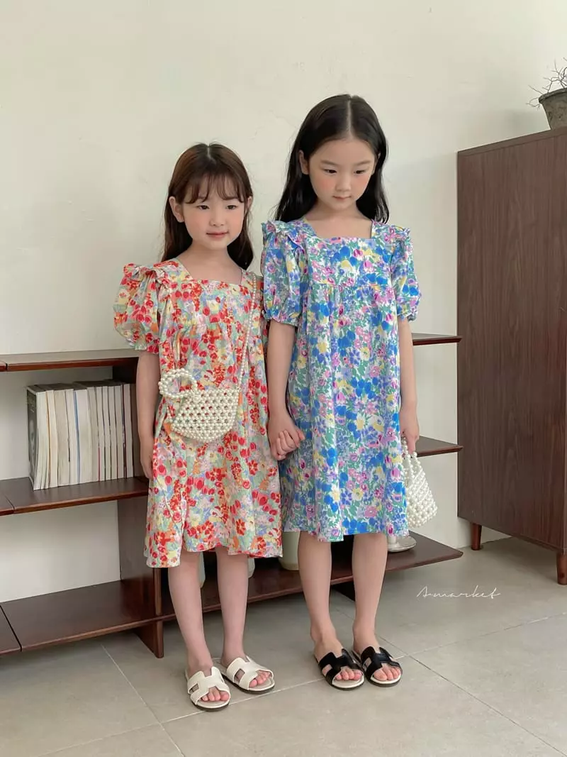 a-Market - Korean Children Fashion - #magicofchildhood - Flower One-piece - 3