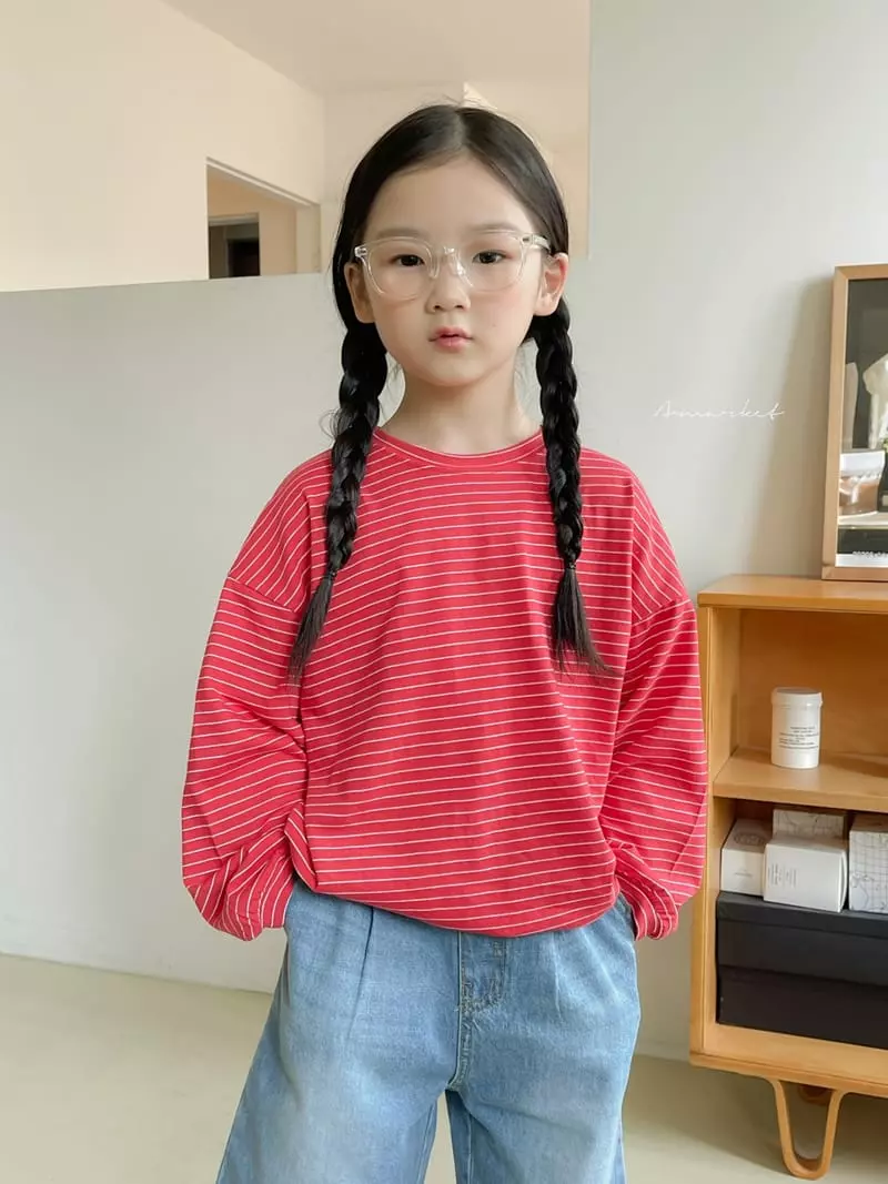 a-Market - Korean Children Fashion - #magicofchildhood - Play Stripes Tee - 9