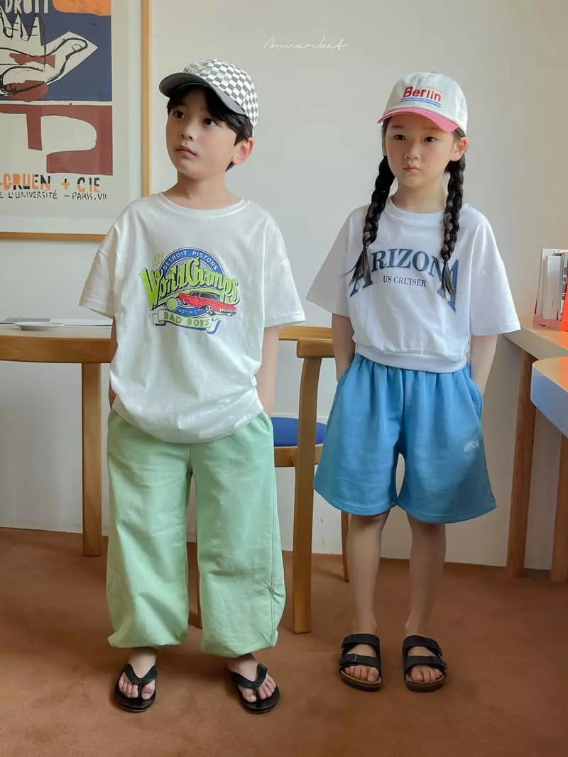a-Market - Korean Children Fashion - #magicofchildhood - Car Short Sleeves Tee - 7