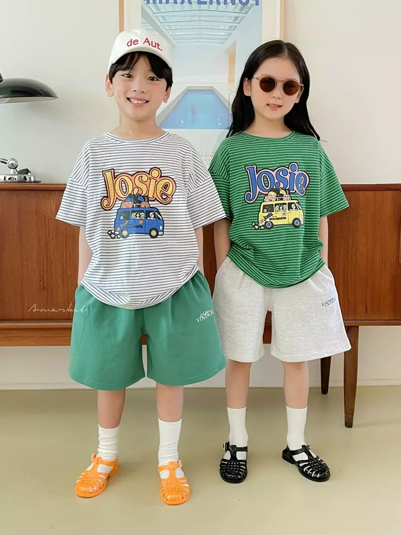a-Market - Korean Children Fashion - #magicofchildhood - Joshua Stripes Tee - 6