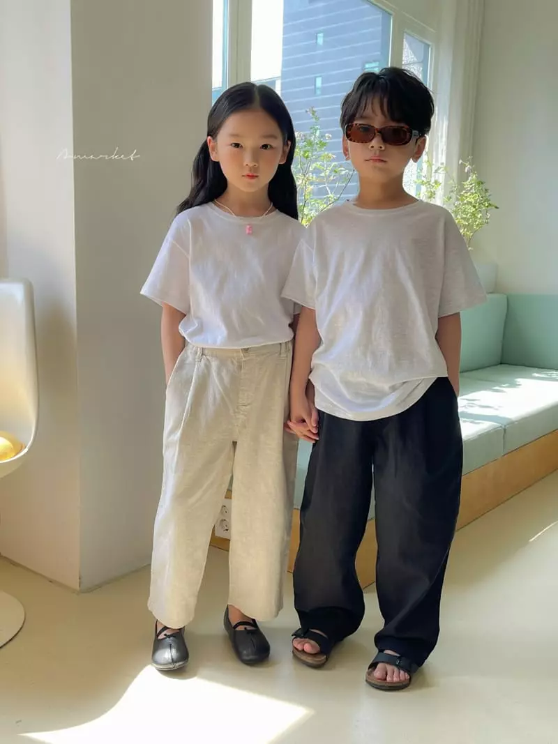 a-Market - Korean Children Fashion - #minifashionista - Linen Pintuck Pants - 2
