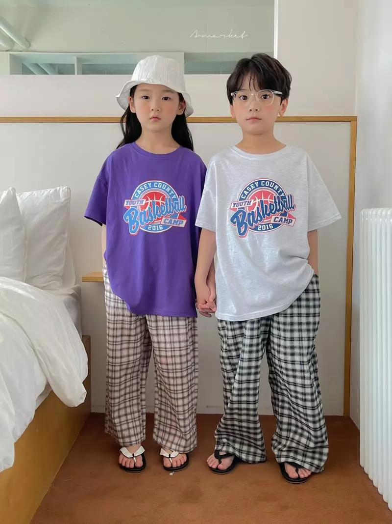 a-Market - Korean Children Fashion - #minifashionista - Pine Check Pants