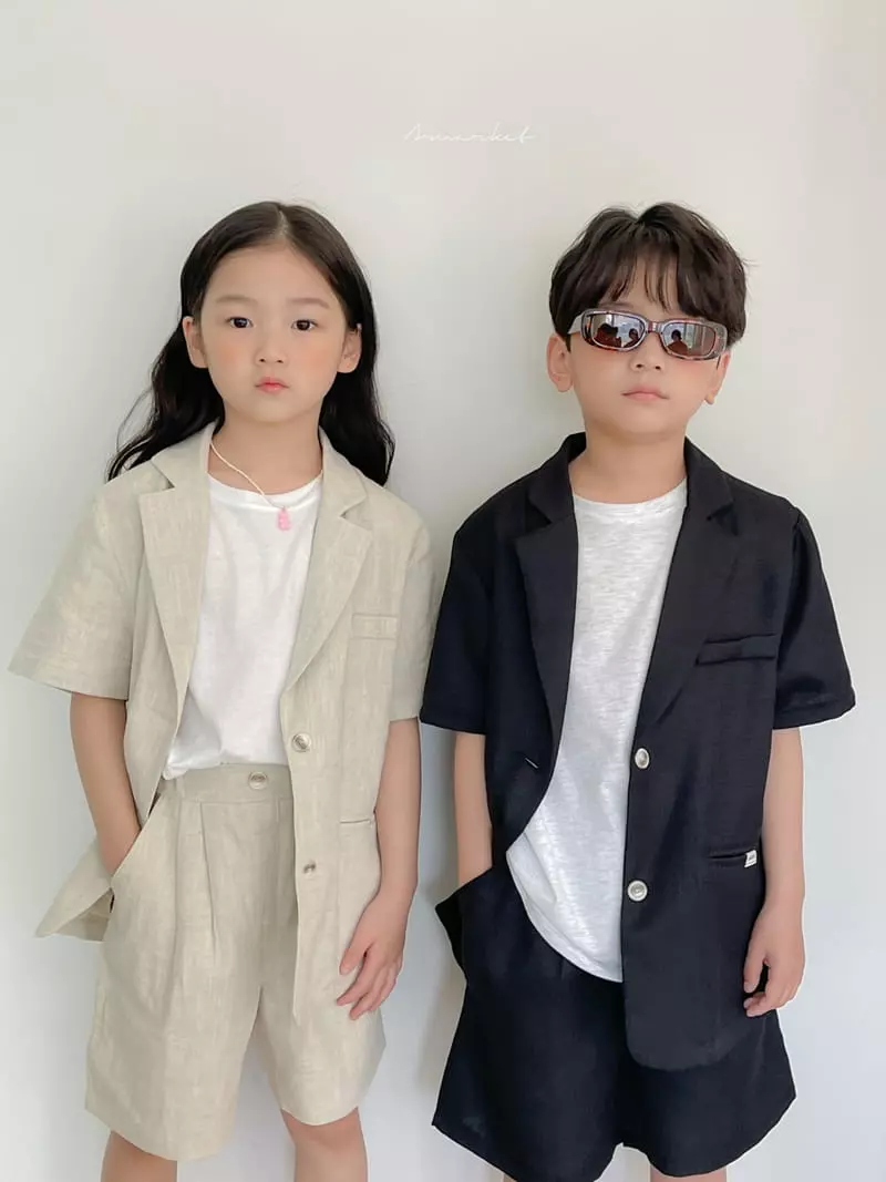 a-Market - Korean Children Fashion - #minifashionista - Natural Jacket