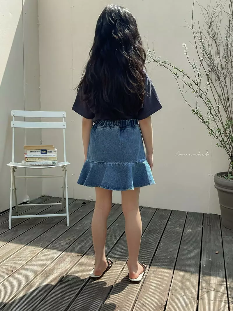 a-Market - Korean Children Fashion - #minifashionista - Pocket Whole Skirt - 9