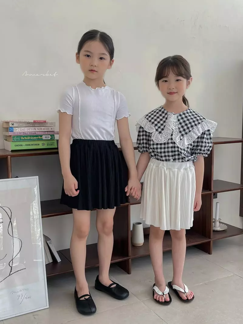 a-Market - Korean Children Fashion - #minifashionista - Pleats Skrit - 8